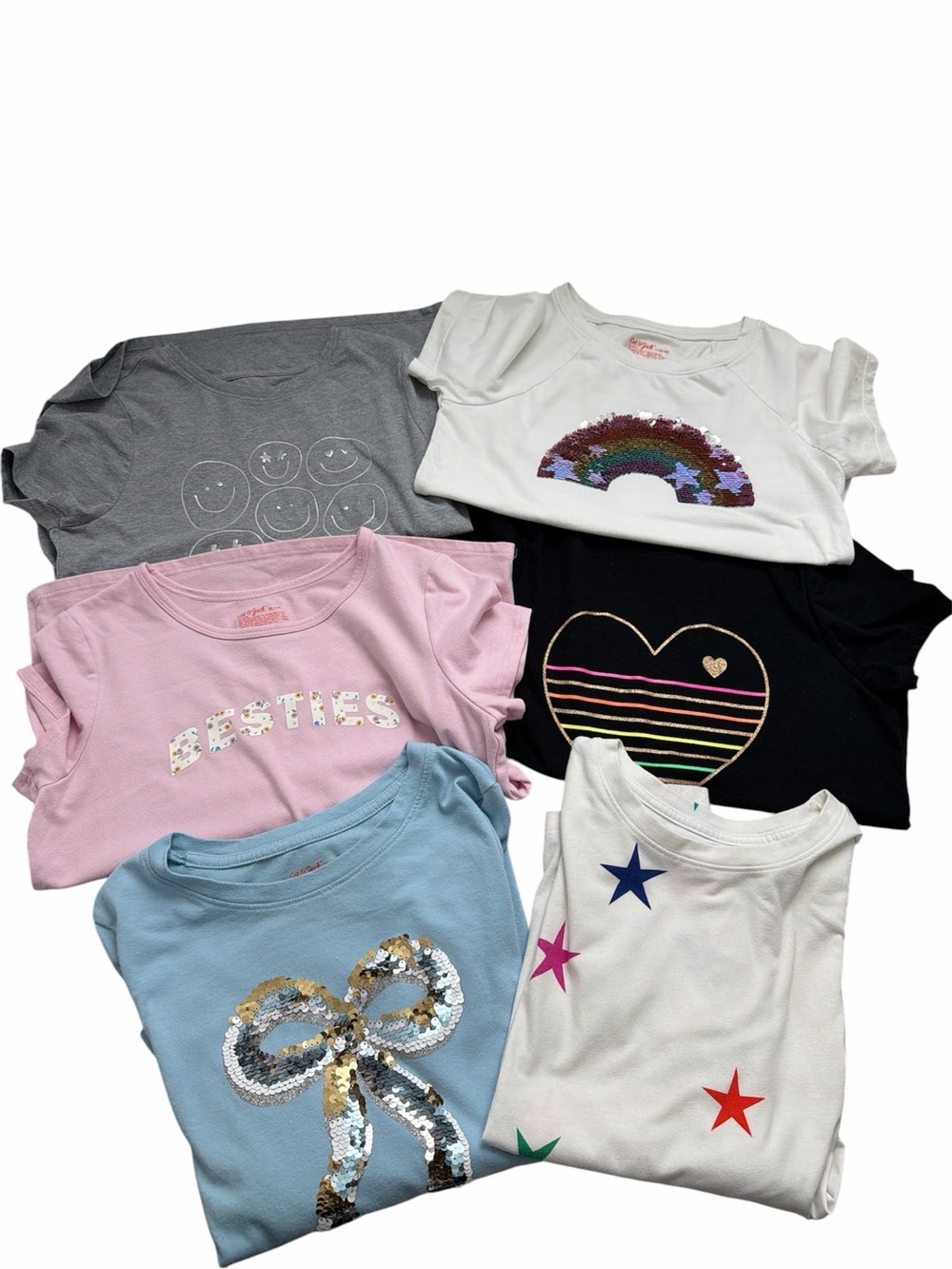 Bundle of 6 cat & jack shirts